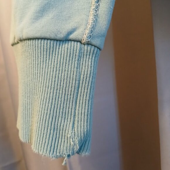 ELEMENT Skater Hoodie Sweatshirt Full Zip up womens S Dusty Blue fleece lined LS - Picture 6 of 12